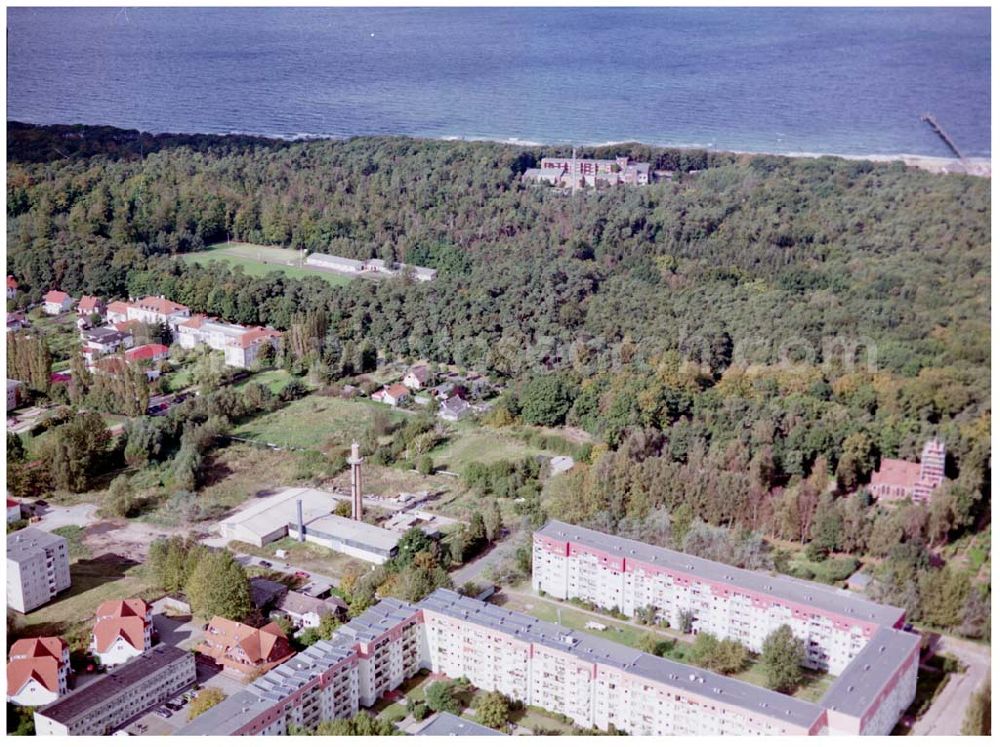 Graal-Müritz / Mecklenburg Vorpommern from above - Bauland Eselswiese der HAWO KG in Graal - Müritz Mecklenburg Vorpommern / 27.09.02