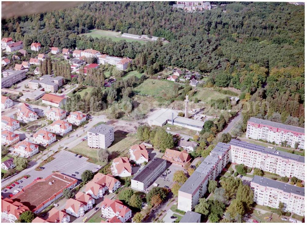 Graal-Müritz / Mecklenburg Vorpommern from the bird's eye view: Bauland Eselswiese der HAWO KG in Graal - Müritz Mecklenburg Vorpommern / 27.09.02