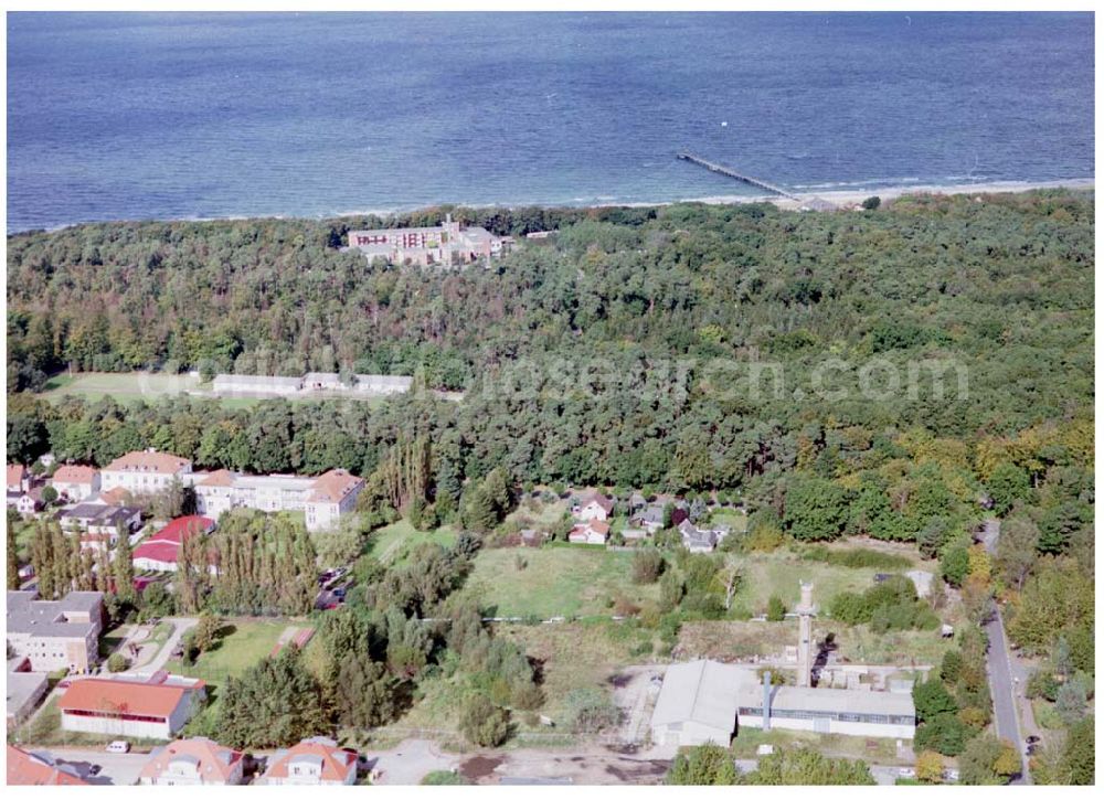 Aerial image Graal-Müritz / Mecklenburg Vorpommern - Bauland Eselswiese der HAWO KG in Graal - Müritz Mecklenburg Vorpommern / 27.09.02