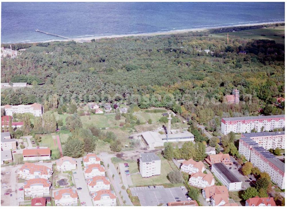 Aerial photograph Graal-Müritz / Mecklenburg Vorpommern - Bauland Eselswiese der HAWO KG in Graal - Müritz Mecklenburg Vorpommern / 27.09.02