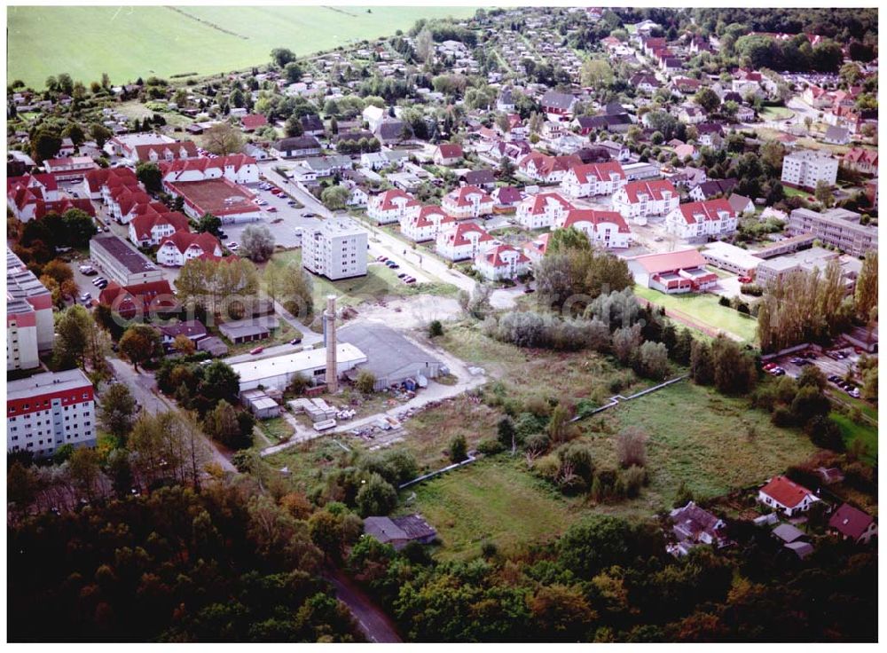 Graal-Müritz / Mecklenburg Vorpommern from the bird's eye view: Bauland Eselswiese der HAWO KG in Graal - Müritz Mecklenburg Vorpommern / 27.09.02