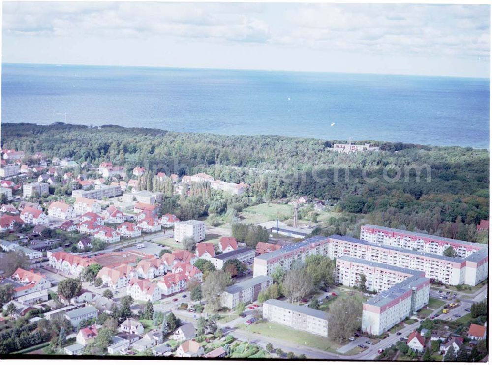 Aerial image Graal-Müritz / Mecklenburg Vorpommern - Bauland Eselswiese der HAWO KG in Graal - Müritz Mecklenburg Vorpommern / 27.09.02