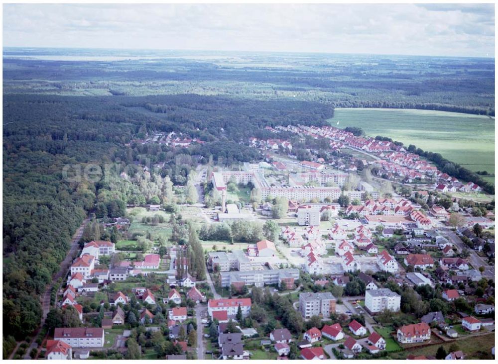 Aerial image Graal-Müritz / Mecklenburg Vorpommern - Bauland Eselswiese der HAWO KG in Graal - Müritz Mecklenburg Vorpommern / 27.09.02