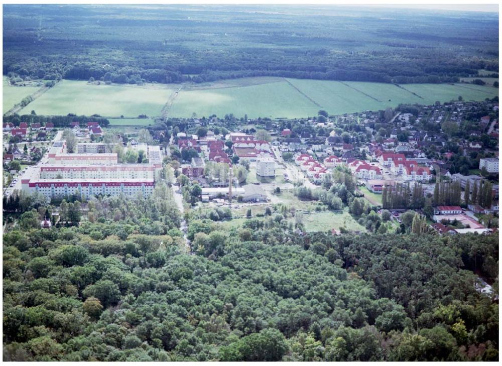 Aerial photograph Graal-Müritz / Mecklenburg Vorpommern - Bauland Eselswiese der HAWO KG in Graal - Müritz Mecklenburg Vorpommern / 27.09.02