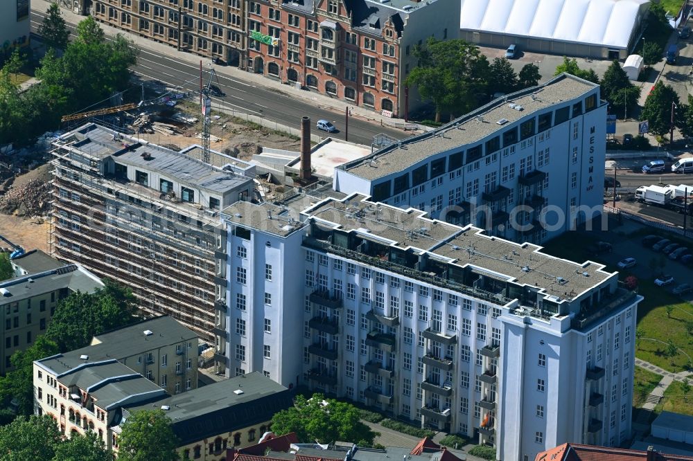 Magdeburg from the bird's eye view: View of the construction project MESSMA - Lofts in the district of Buckau in Magdeburg in the state of Saxony-Anhalt