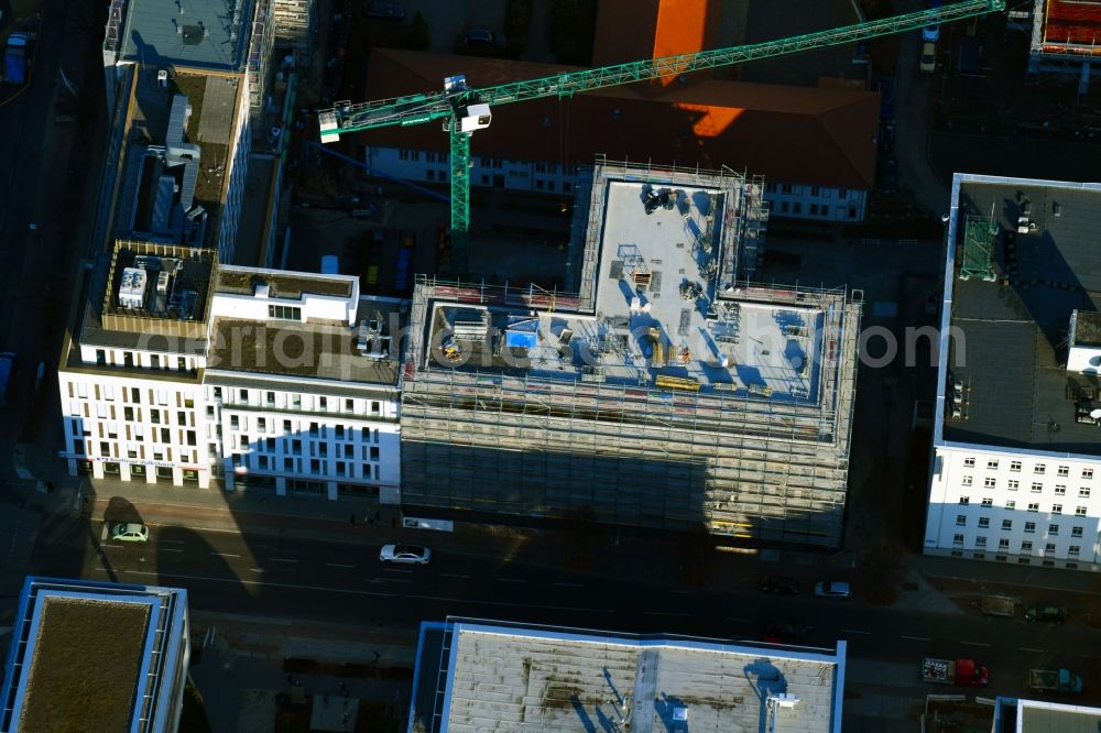 Aerial image Berlin - Building site office building Am Audio corner Rudower Chaussee in the district Adlershof - Johannestal in Berlin, Germany