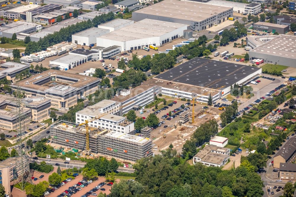 Essen from above - Building site office building Bamlerstrasse in Essen in the state North Rhine-Westphalia, Germany