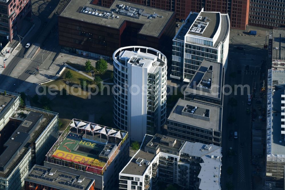 Hamburg from above - Building site office building on Coffee Plaza in Hamburg, Germany