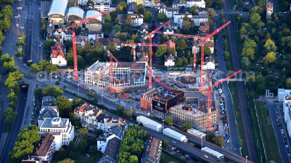 Bonn from the bird's eye view: Building site office building Neuer Kanzlerplatz on Kaiserstrasse - Reuterstrasse in the district Gronau in Bonn, in the state North Rhine-Westphalia, Germany