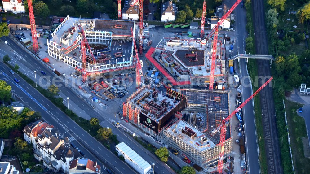 Aerial image Bonn - Building site office building Neuer Kanzlerplatz on Kaiserstrasse - Reuterstrasse in the district Gronau in Bonn, in the state North Rhine-Westphalia, Germany