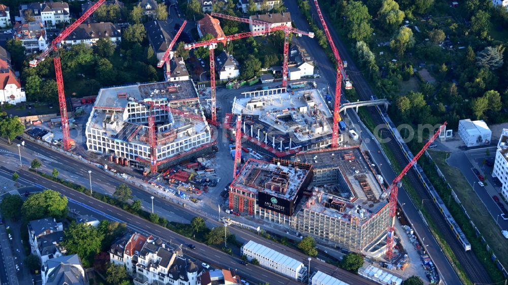 Aerial photograph Bonn - Building site office building Neuer Kanzlerplatz on Kaiserstrasse - Reuterstrasse in the district Gronau in Bonn, in the state North Rhine-Westphalia, Germany