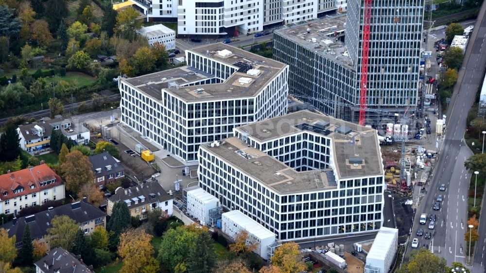 Aerial image Bonn - Building site office building Neuer Kanzlerplatz on Kaiserstrasse - Reuterstrasse in Bonn in the state North Rhine-Westphalia, Germany