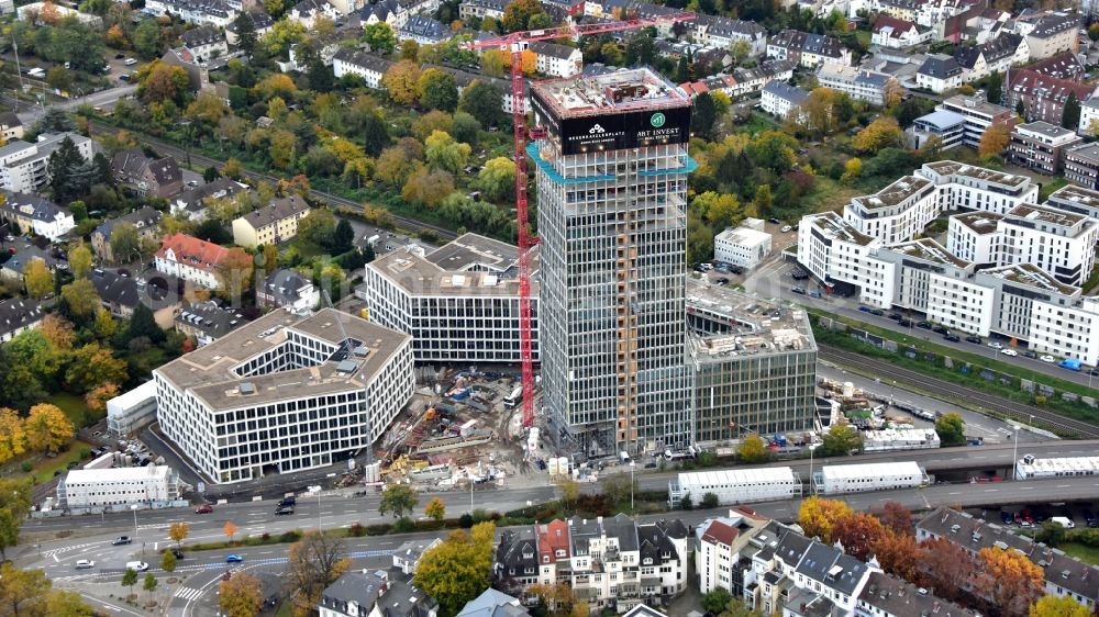 Aerial photograph Bonn - Building site office building Neuer Kanzlerplatz on Kaiserstrasse - Reuterstrasse in Bonn in the state North Rhine-Westphalia, Germany