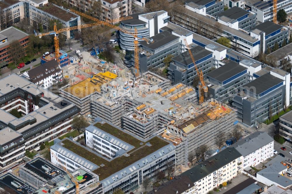 Aerial image München - Building site office building between Streitfeldstrasse and Neumarkter Strasse in the district Berg am Laim in Munich in the state Bavaria, Germany