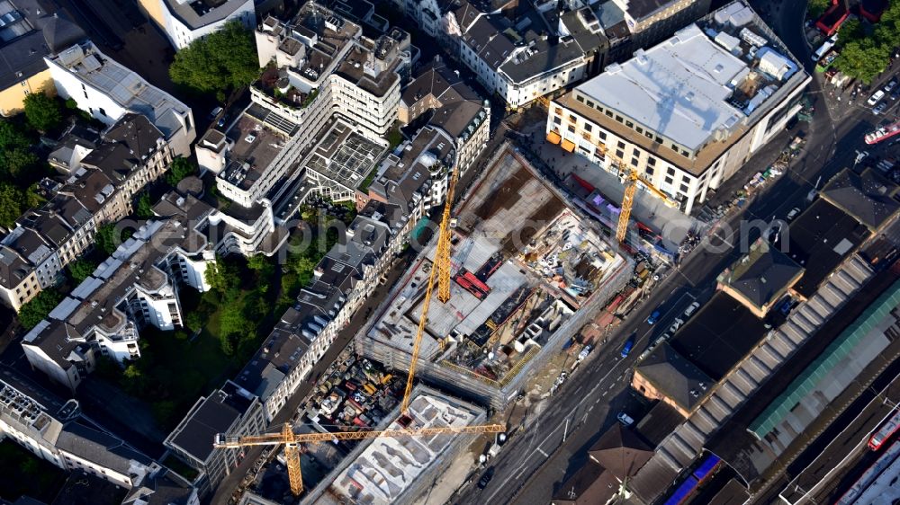 Bonn from above - Building site office building Urban Soul on also ...