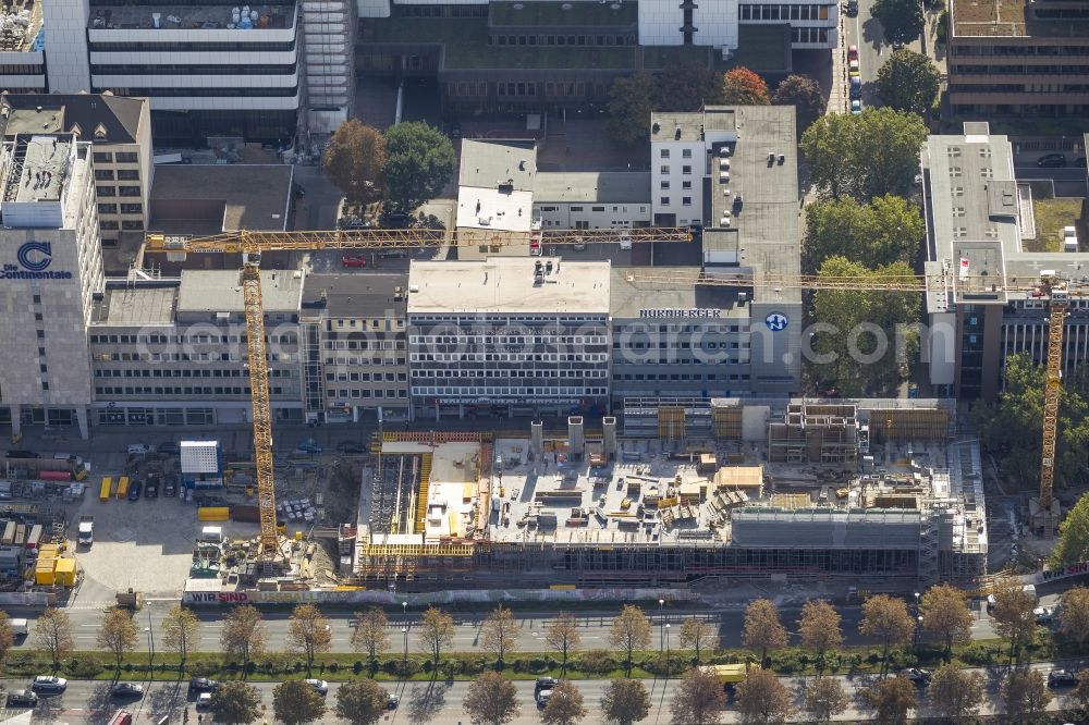 Dortmund from above - German football museum in Dortmund, in the Ruhr area in North Rhine-Westphalia