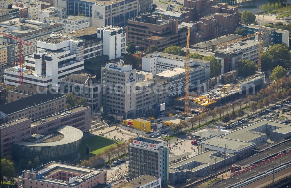 Dortmund from the bird's eye view: German football museum in Dortmund, in the Ruhr area in North Rhine-Westphalia