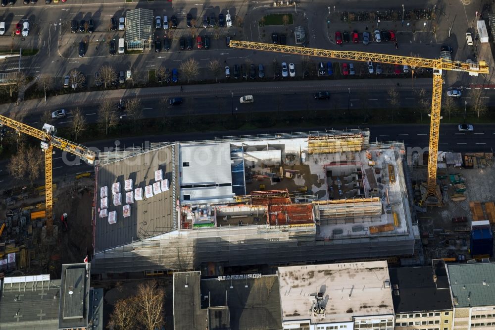 Dortmund from the bird's eye view: Site of German football museum in Dortmund, in the Ruhr area in North Rhine-Westphalia