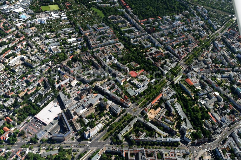 Aerial photograph Berlin - Construction site at Koloniestrasse 11 in Wedding district of Berlin, Germany