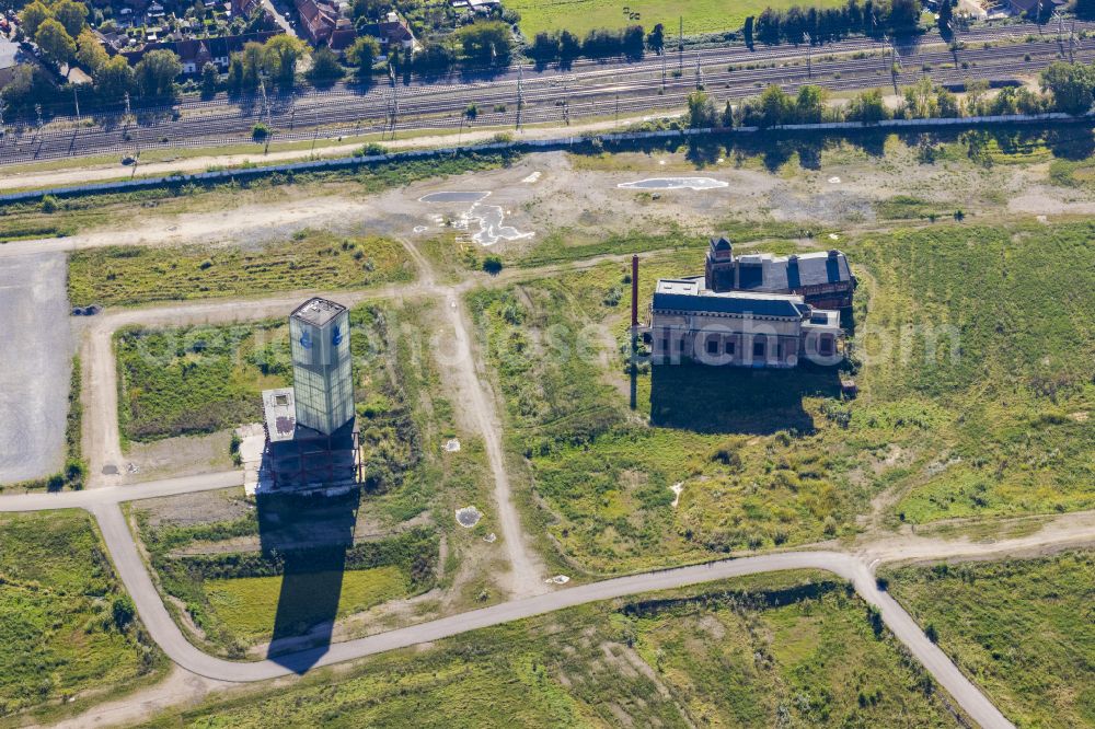 Aerial image Düsseldorf - Construction site with development and earth filling work for the new building of the Glasmacherviertel along Torfbruchstrasse - Nach den Maureskoethen in Duesseldorf in the Ruhr area in the federal state of North Rhine-Westphalia, Germany