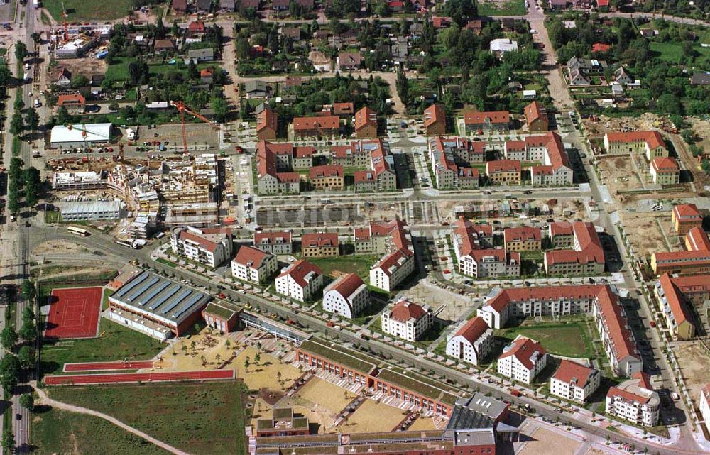 Berlin - Karow from above - Baustelle Karow-Nord