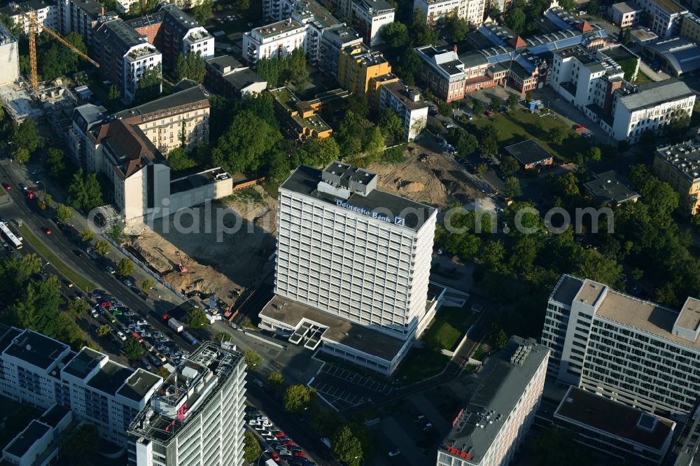 Aerial photograph Berlin - Site clearance for construction German Bank Campus in the Charlottenburg district of Berlin