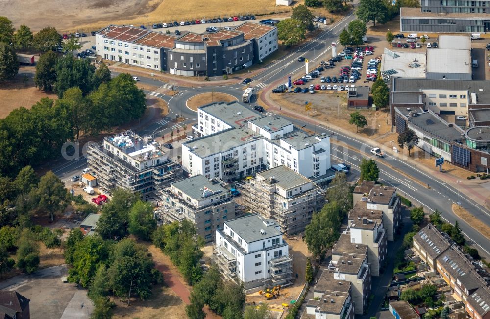 Aerial image Herne - Construction site of the new buildings of the retirement home Westring - Forellstrasse in Herne in the state North Rhine-Westphalia