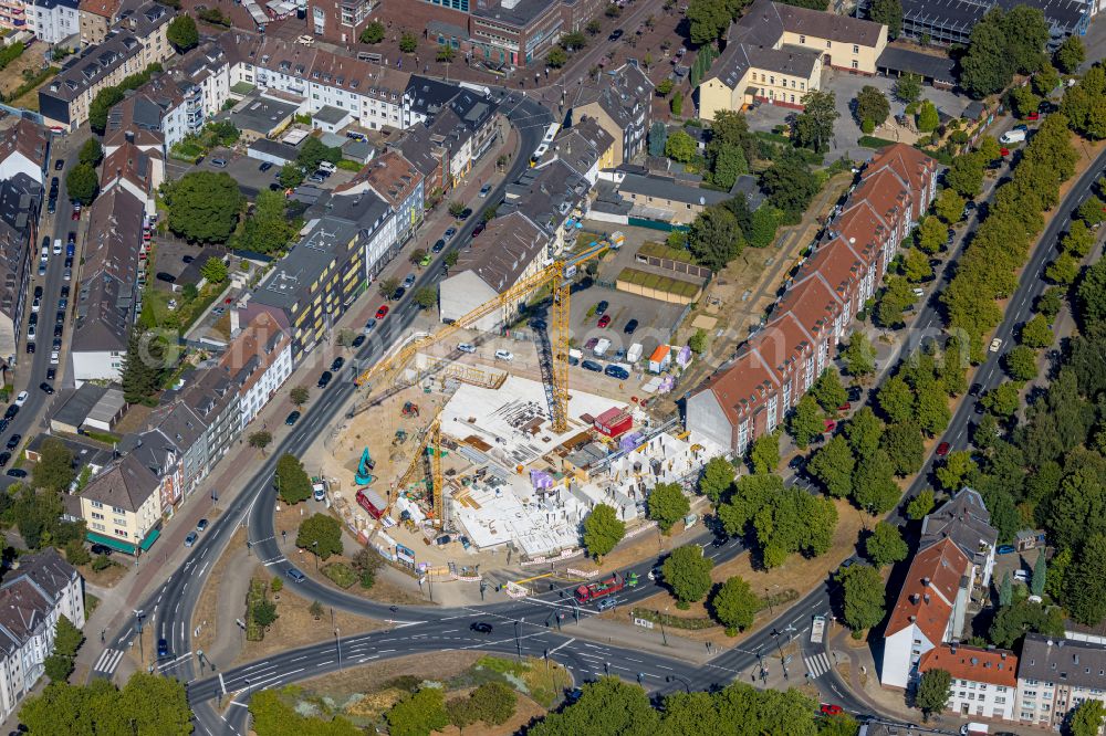 Aerial photograph Essen - Construction site of the new buildings of the retirement home - retirement Belia Seniorenresidenz on street Altenessener Strasse - Wilhelm-Nieswandt-Allee in the district Altenessen - Sued in Essen at Ruhrgebiet in the state North Rhine-Westphalia, Germany