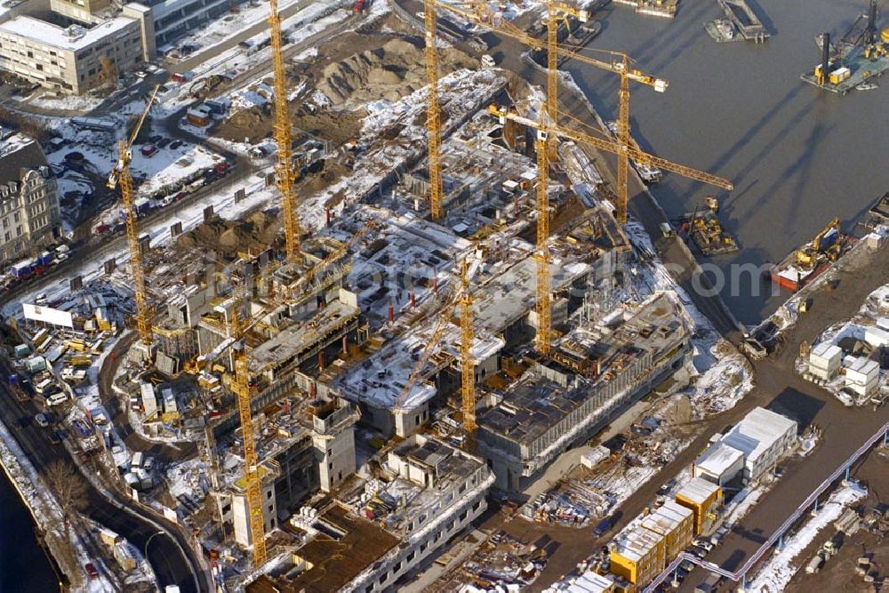 Berlin - Tiergarten from above - Baustelle Potsdamer Platz