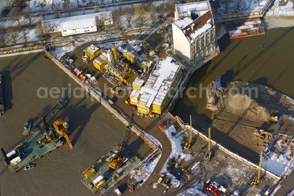 Aerial image Berlin - Tiergarten - Baustelle Potsdamer Platz