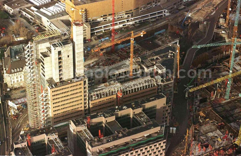 Berlin from the bird's eye view: Baustelle Potsdamer Platz