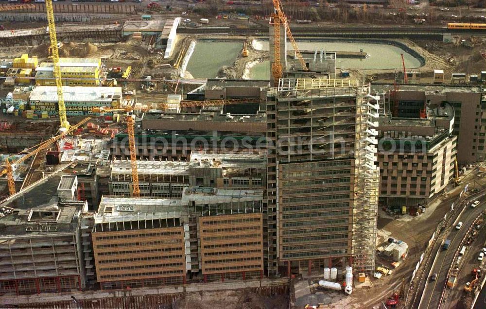 Berlin from the bird's eye view: Baustelle Potsdamer Platz