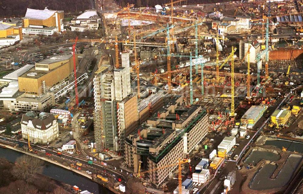 Berlin from the bird's eye view: Baustelle Potsdamer Platz