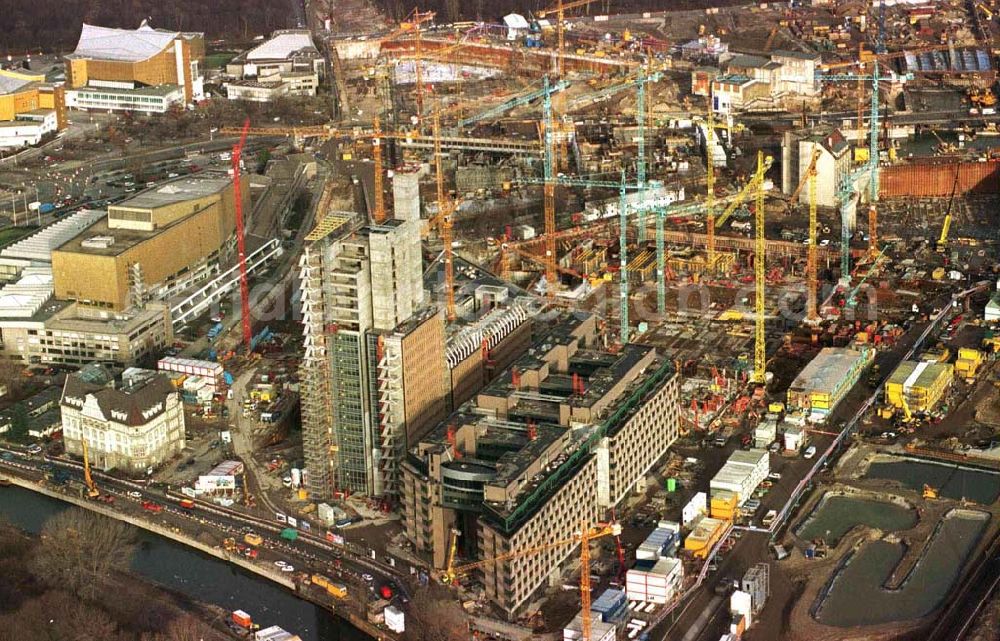 Berlin from the bird's eye view: Baustelle Potsdamer Platz