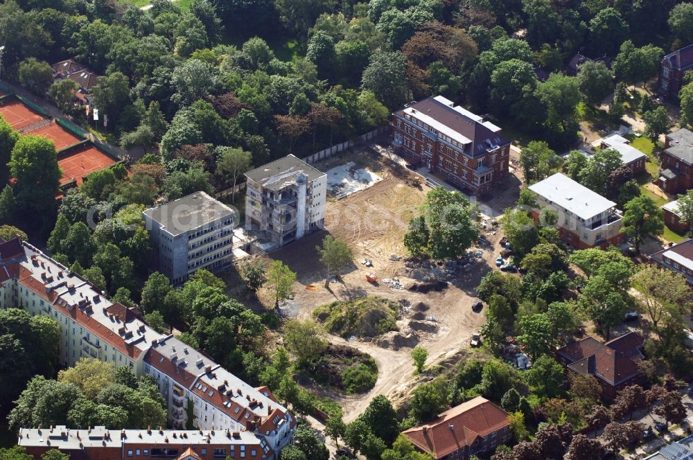 Berlin from above - Building area of the new urban quarter Leben am Buschkrugpark in Berlin-Britz