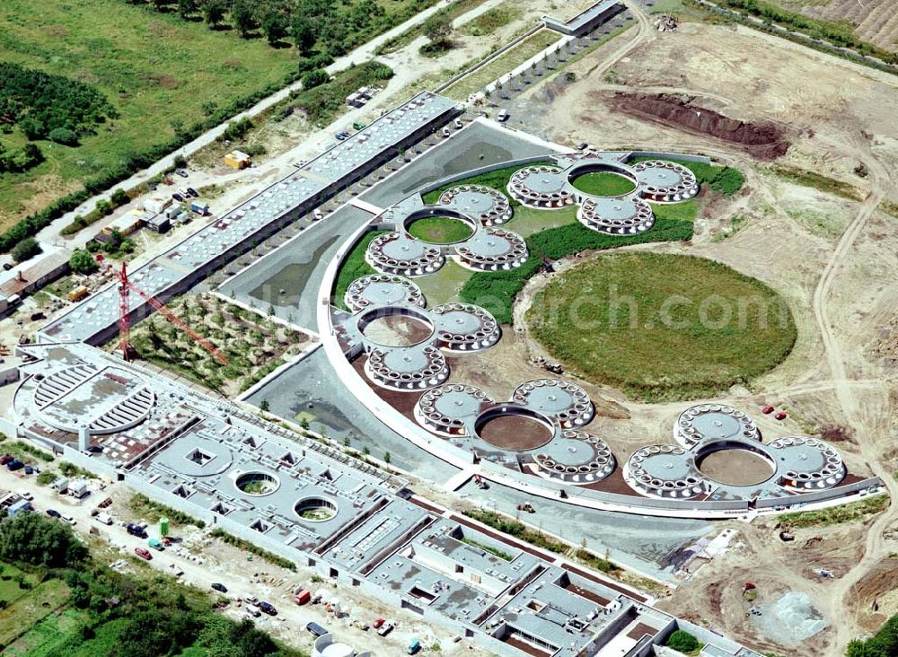 Aerial image Berlin - Falkenberg - Baustelle des Tierheimes Falkenberg an der Dorfstraße / Ahrensfelder Chaussee in Falkenberg (Berlin - Hohenschönhausen).