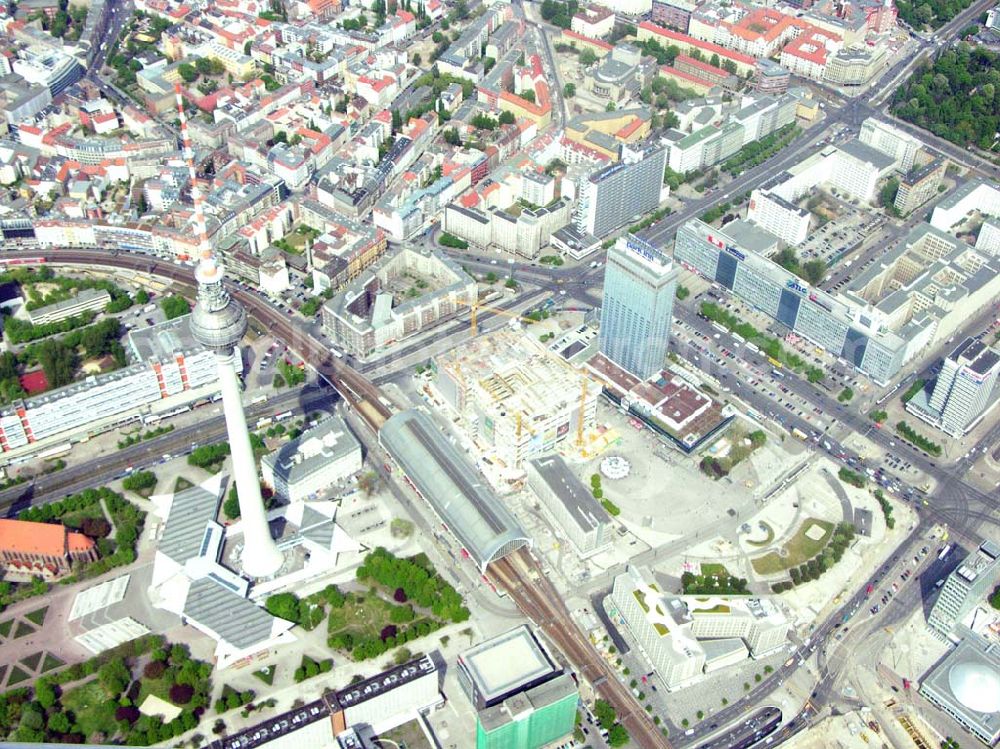 Berlin from the bird's eye view: Berlin-Mitte : Rekonstruktionsarbeiten auf der Berliner Museumsinsel