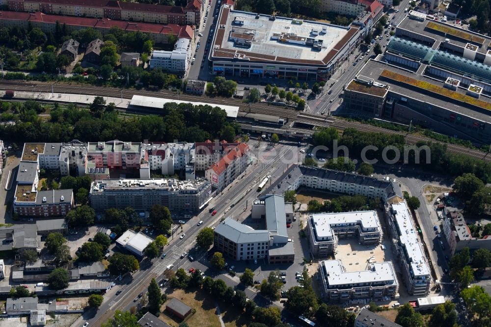 Berlin from above - Residential construction site with multi-family housing development- on the Alte Kaulsdorfer Strasse in the district Koepenick in Berlin, Germany