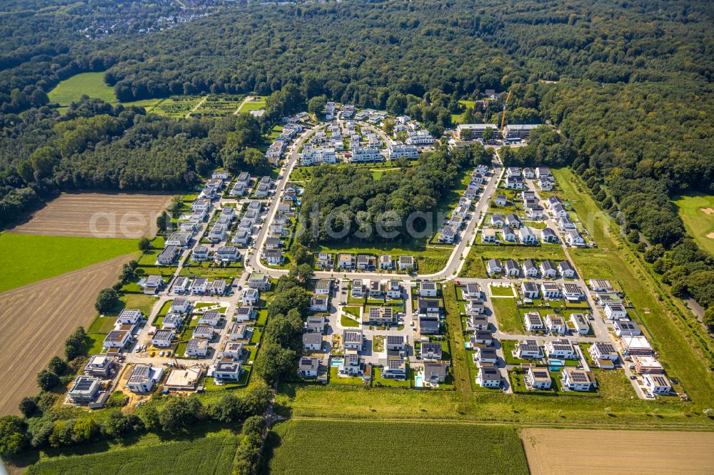 Aerial photograph Gelsenkirchen - Residential construction site with multi-family housing development- on the Im Waldquartier on street Im Waldquartier in the district Resse in Gelsenkirchen at Ruhrgebiet in the state North Rhine-Westphalia, Germany