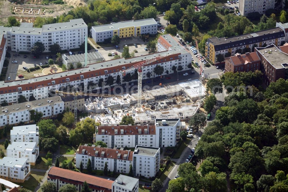 Aerial photograph Berlin Köpenick - New residential construction in the Glienicke corner Adlershofer road in Köpenick in Berlin