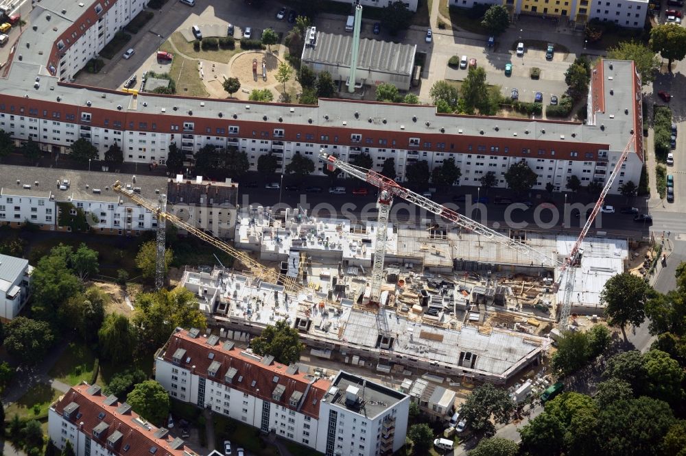 Aerial photograph Berlin Köpenick - New residential construction in the Glienicke corner Adlershofer road in Köpenick in Berlin