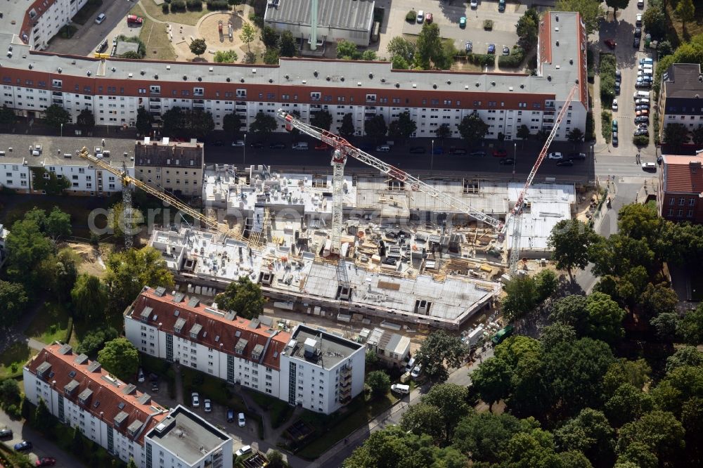 Berlin Köpenick from above - New residential construction in the Glienicke corner Adlershofer road in Köpenick in Berlin