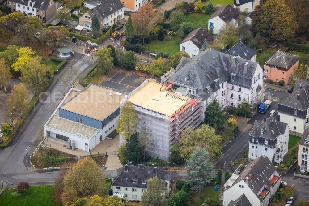 Aerial image Wetter (Ruhr) - New construction site of the school building Staedtische Sekundarschule on See Wetter (Ruhr) on Wilhelmstrasse in Wetter (Ruhr) in the state North Rhine-Westphalia, Germany