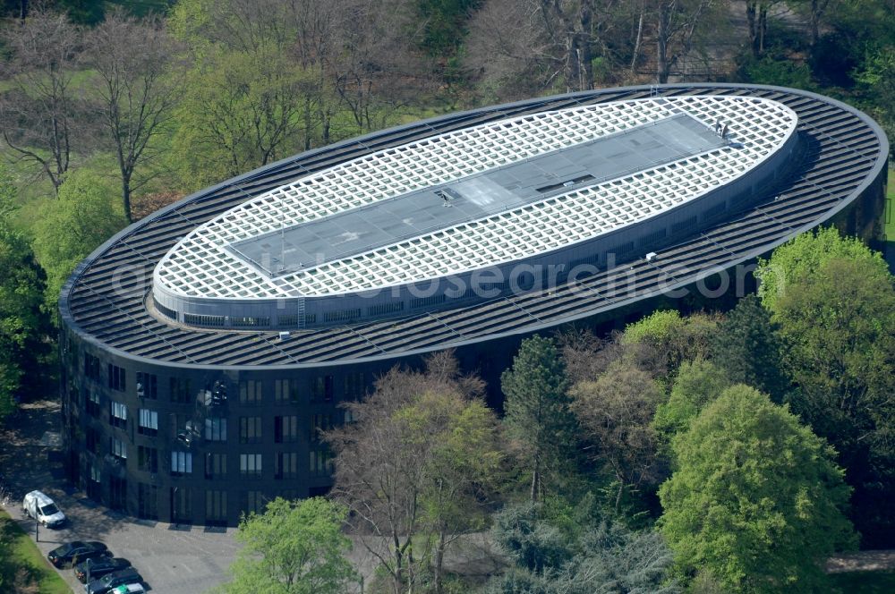 Aerial image Berlin - Construction site for the new building of Bunofpraesidialamtes in the district Tiergarten in Berlin, Germany