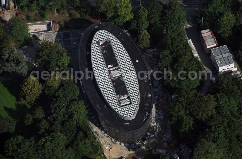 Aerial photograph Berlin - Construction site for the new building of Bunofpraesidialamtes in the district Tiergarten in Berlin, Germany