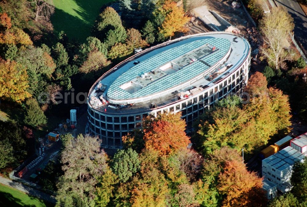 Aerial photograph Berlin - Construction site for the new building of Bunofpraesidialamtes in the district Tiergarten in Berlin, Germany