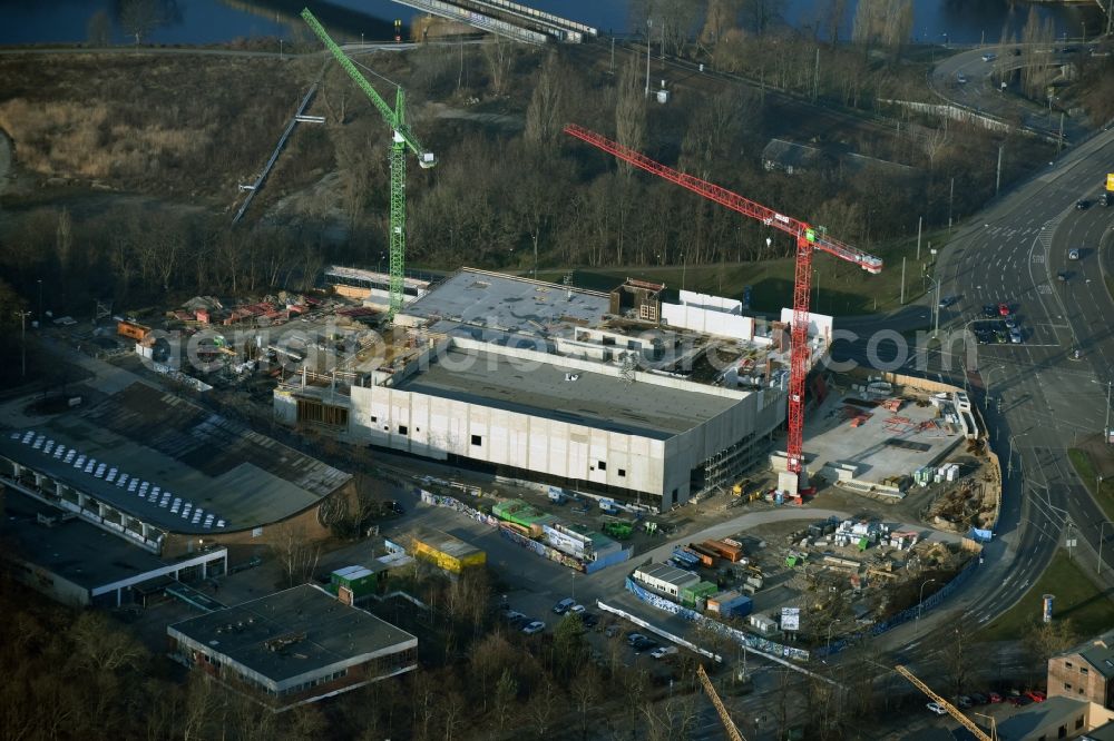 Potsdam from above - Construction site to build a new leisure pool with swimming pool in Potsdam in Brandenburg