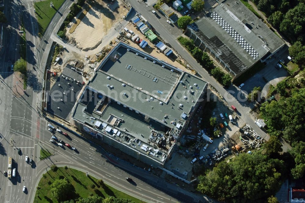 Potsdam from above - Construction site to build a new leisure pool with swimming pool in Potsdam in Brandenburg