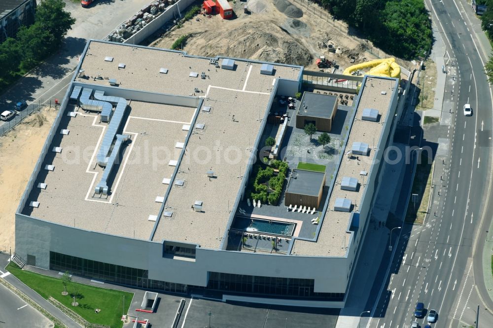 Potsdam from above - Construction site to build a new leisure pool with swimming pool in Potsdam in Brandenburg