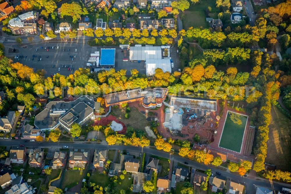 Werne from the bird's eye view: Construction for the new building of Recreation Natur-Solebad Werne in the district Ruhr Metropolitan Area in Werne in the state North Rhine-Westphalia